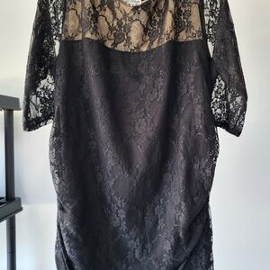 Kiyonne black lace blouse